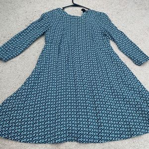 H&M blue shift dress